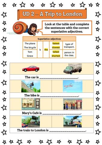 A Trip to London - 5º UD 2 Ficha 9