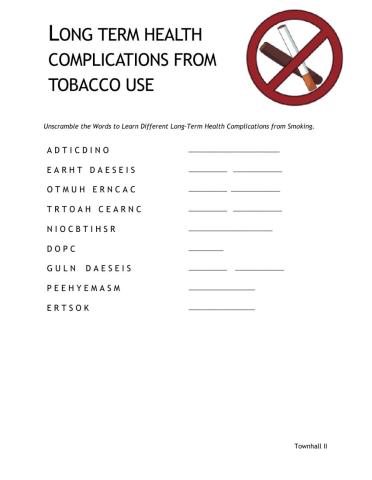 Long-Term Health Complications from Tobacco Use