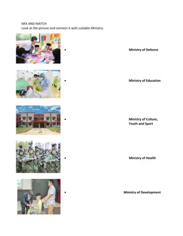 Mix and match - Ministry