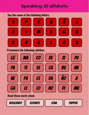 El alfabeto