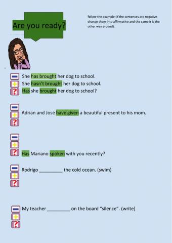 Present perfect simple