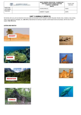 Animal Habitats
