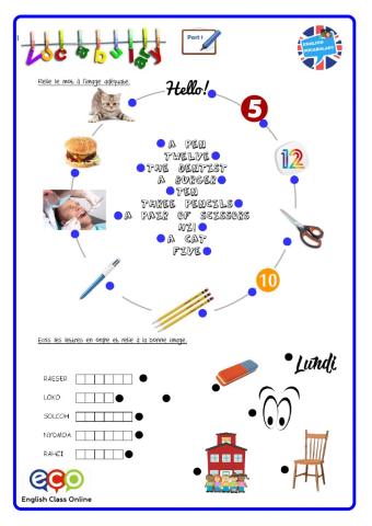 Pad06 5th Matching vocabulary1