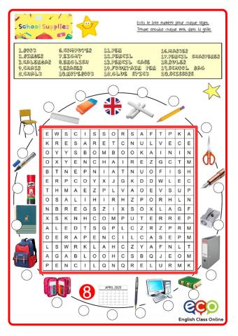 Pad09 School supplies WS