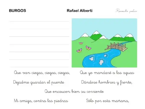 Burgos, ordenar versos