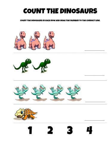 Count the dinosaurs