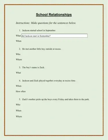 Making Questions- Practice