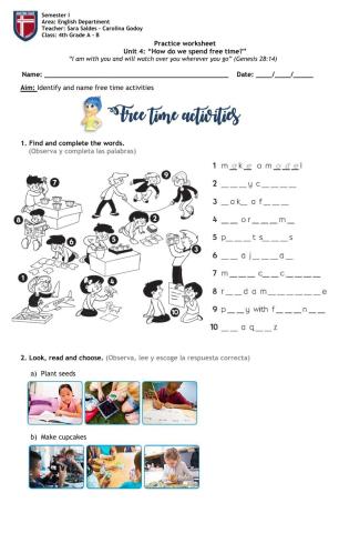 Free time activities