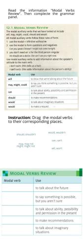 Modal verbs review