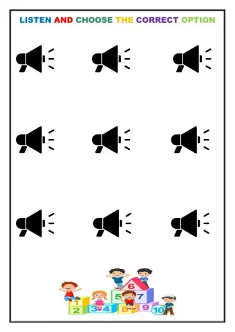 Listen and choose the correct option