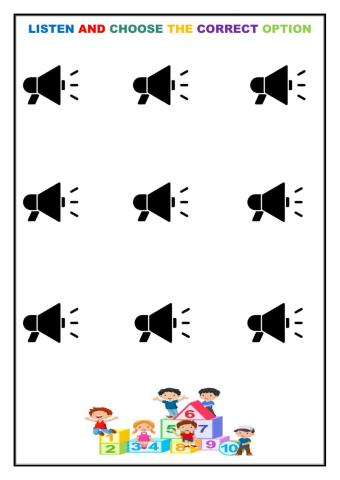 Listen and choose the correct option