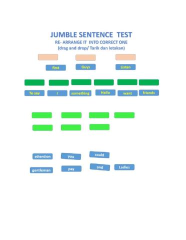 Jumble Test