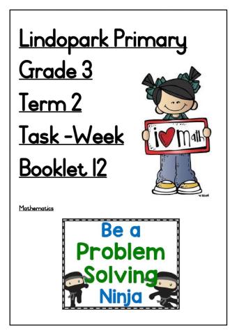 Term 2 Mathematic  Task 2 Grade 3