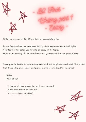 B2 First - Writing (22.07)