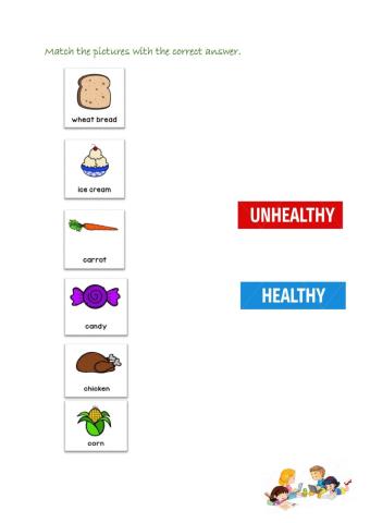 Healthy and Unhealthy food