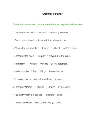 Grammar skill Felipe