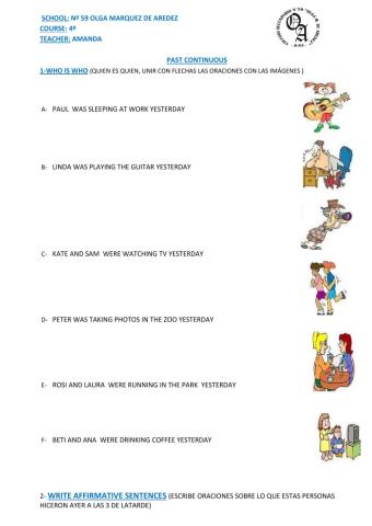 4º past continuous 