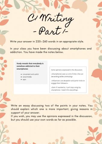 C1 Advanced - Writing  (22.07)