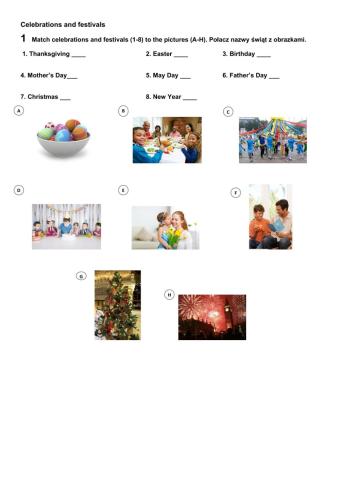 Celebrations in the uk