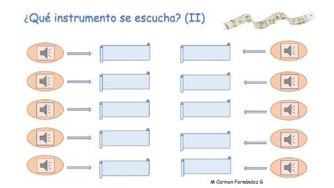 Audiciones de instrumentos (II)