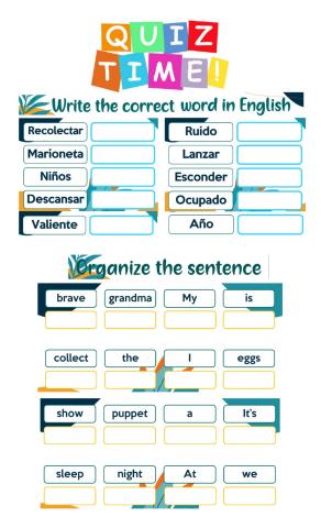 Vocabulary 3° - July 24th