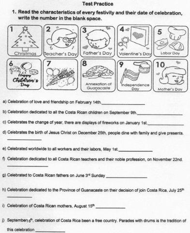 Holidays and celebrations in Costa Rica