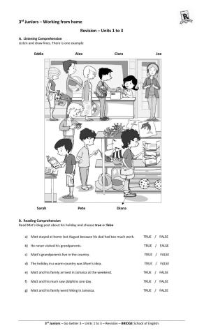 Revision Units 1 to 3 Go Getter 3