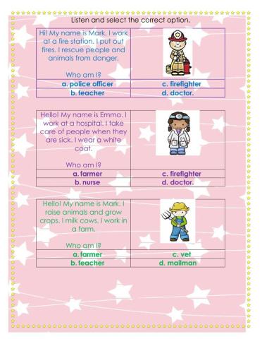 Listening Community Helpers