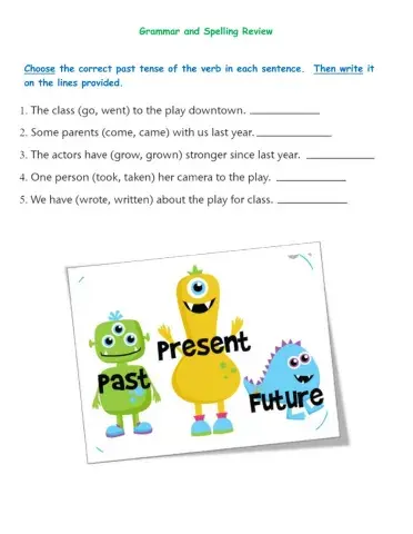 Grammar and Spelling Review