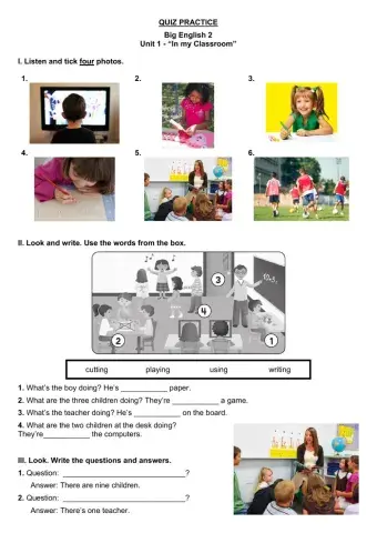 Quiz Practice - unit 1