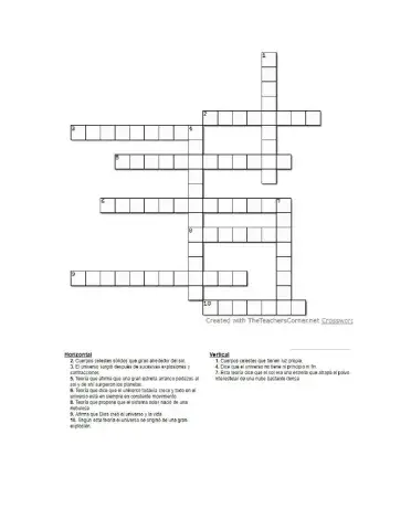 Teorias del origen del universo y el sistema solar