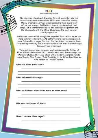 Double Bass Blues - Blues Comprehension