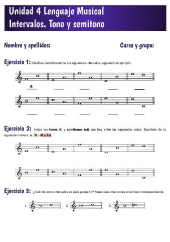 Unidad 4 Los intervalos (I)