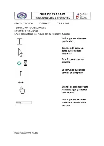 El puntero del mouse