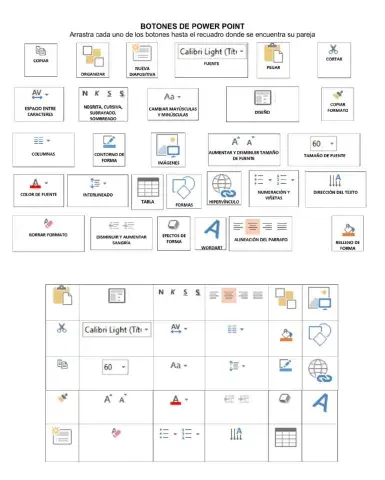 Identificación Botones de PowerPoint