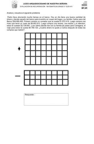Evaluación de Recuperación Guía -9