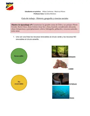 Recursos Naturales de Chile