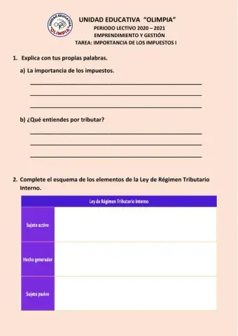 Importancia de los impuestos i