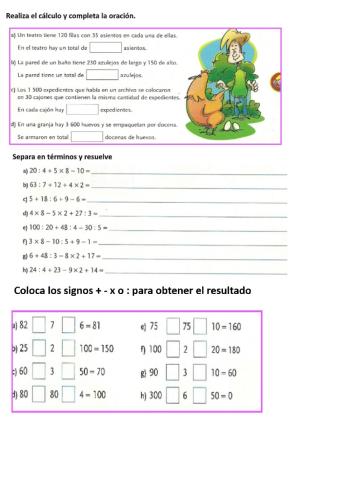 Situaciones problemáticas