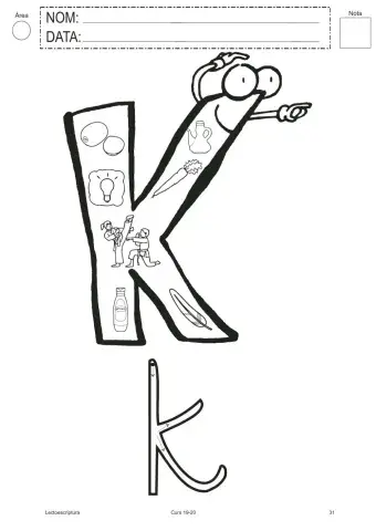 La lletra K