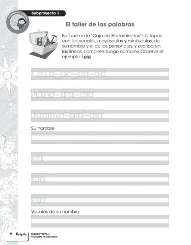 Conocimiento del alfabeto