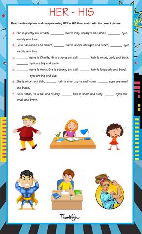 Possessive Pronouns HER - HIS