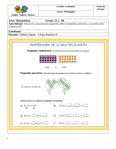 Propiedad comunutativa y asociativa