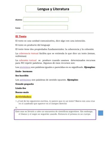 Trabajo sobre textualidad