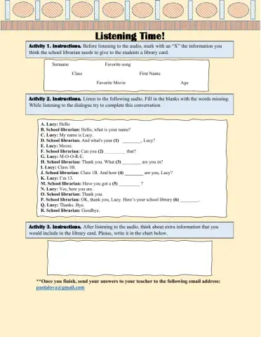 Personal information