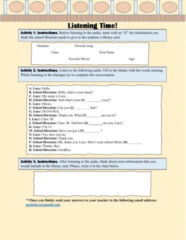 Personal information