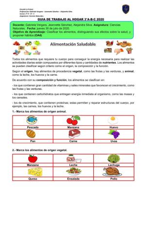 Alimentos Saludables