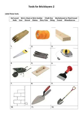 Tools for Bricklayers