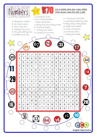 Pad20 Numbers 70  WS