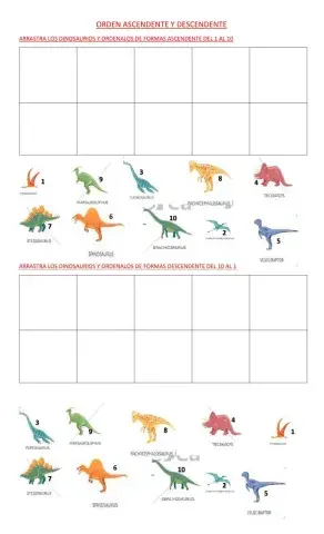 Ordenar de forma ascendente y descendente